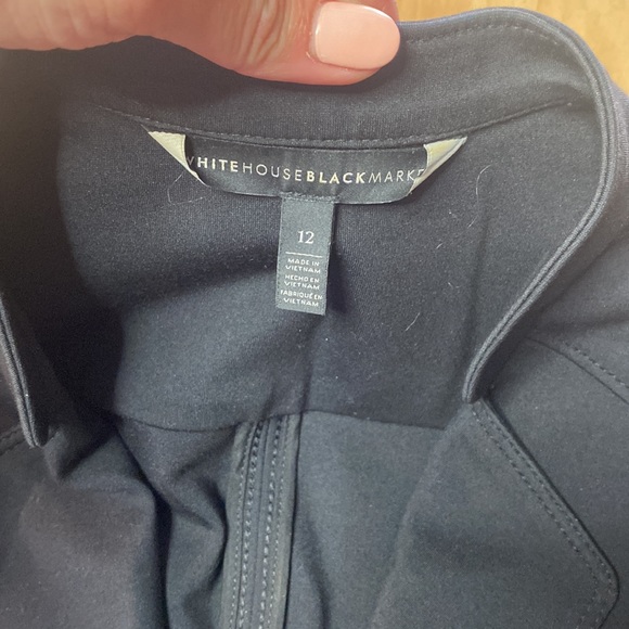 WH/BM Stretch Cropped Blazer Sz 12 - Picture 4 of 5